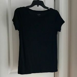 Loft black shortsleeved T-shirt